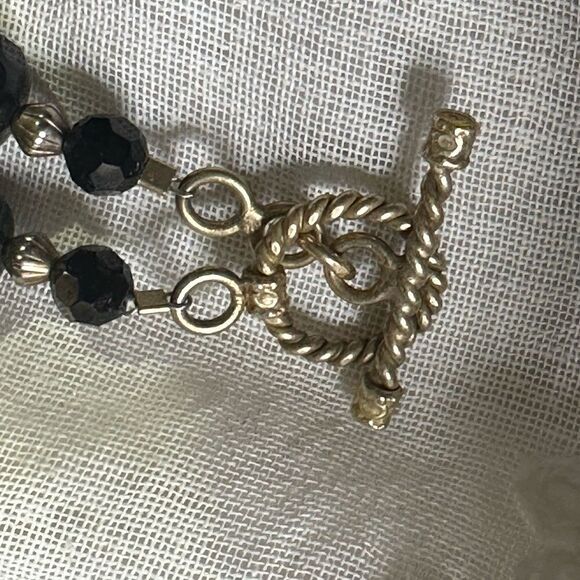 Murano Glass Pendant Necklace Crystal Beads + Earrings & Bracelet 925 Sterling - Picture 4 of 11